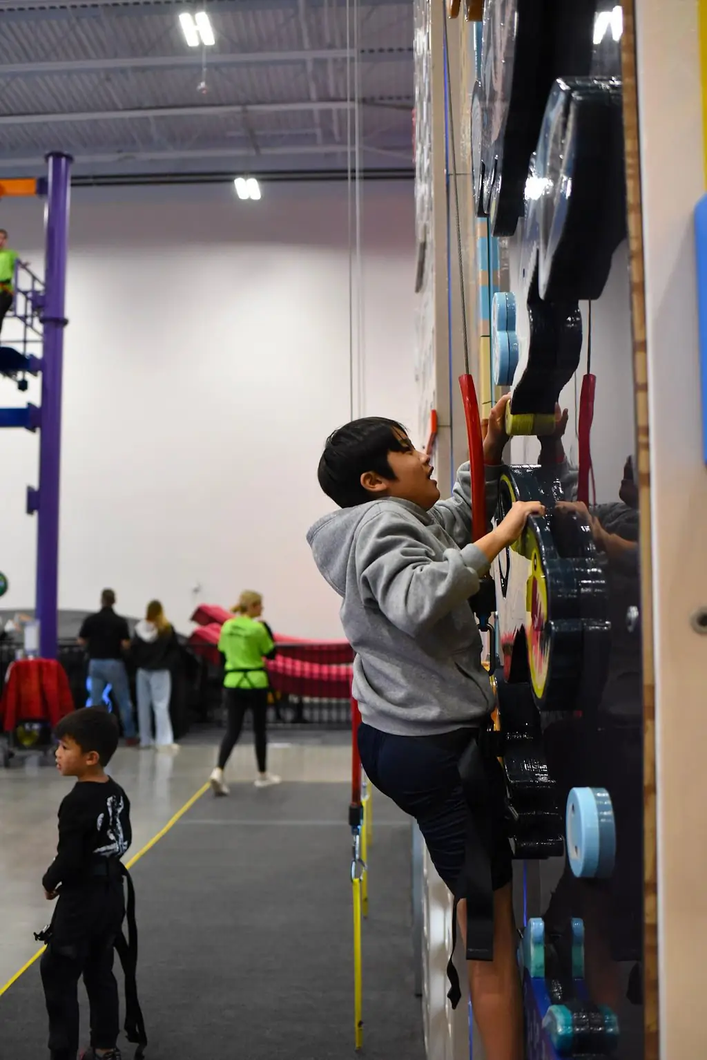 Indoor climbing and family adventure at UP! near Stone Ridge, VA