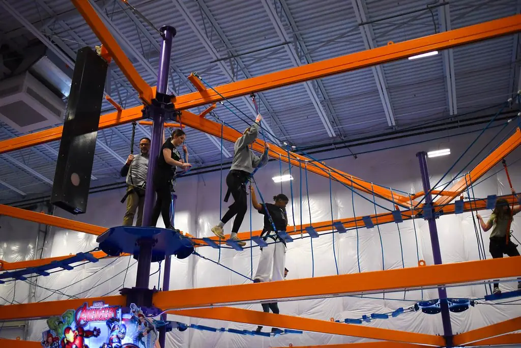 Indoor climbing and family adventure at UP! near Cascades, VA