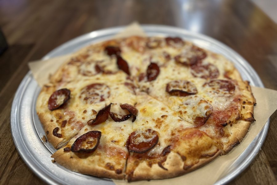 New York Style Pizzas at the EatUP! Cafe